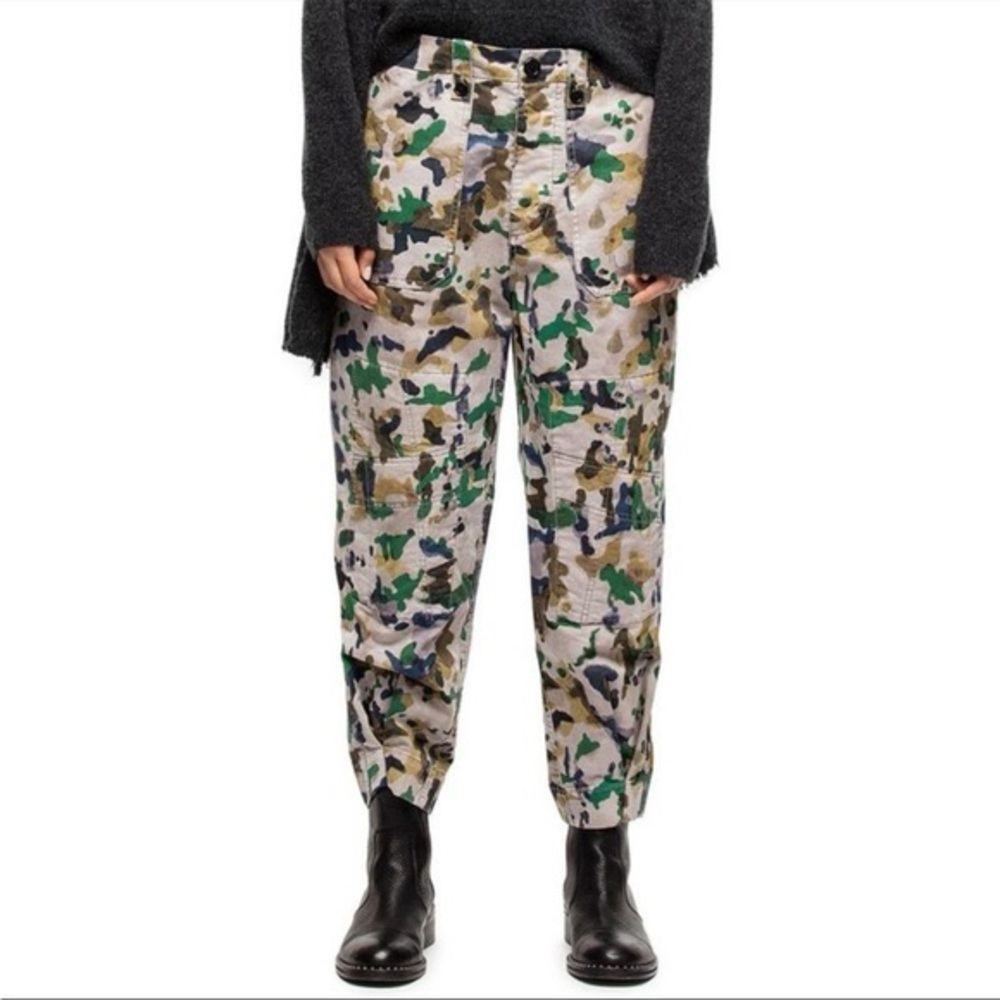 Zadig & Voltaire Camouflage Patterned Trousers